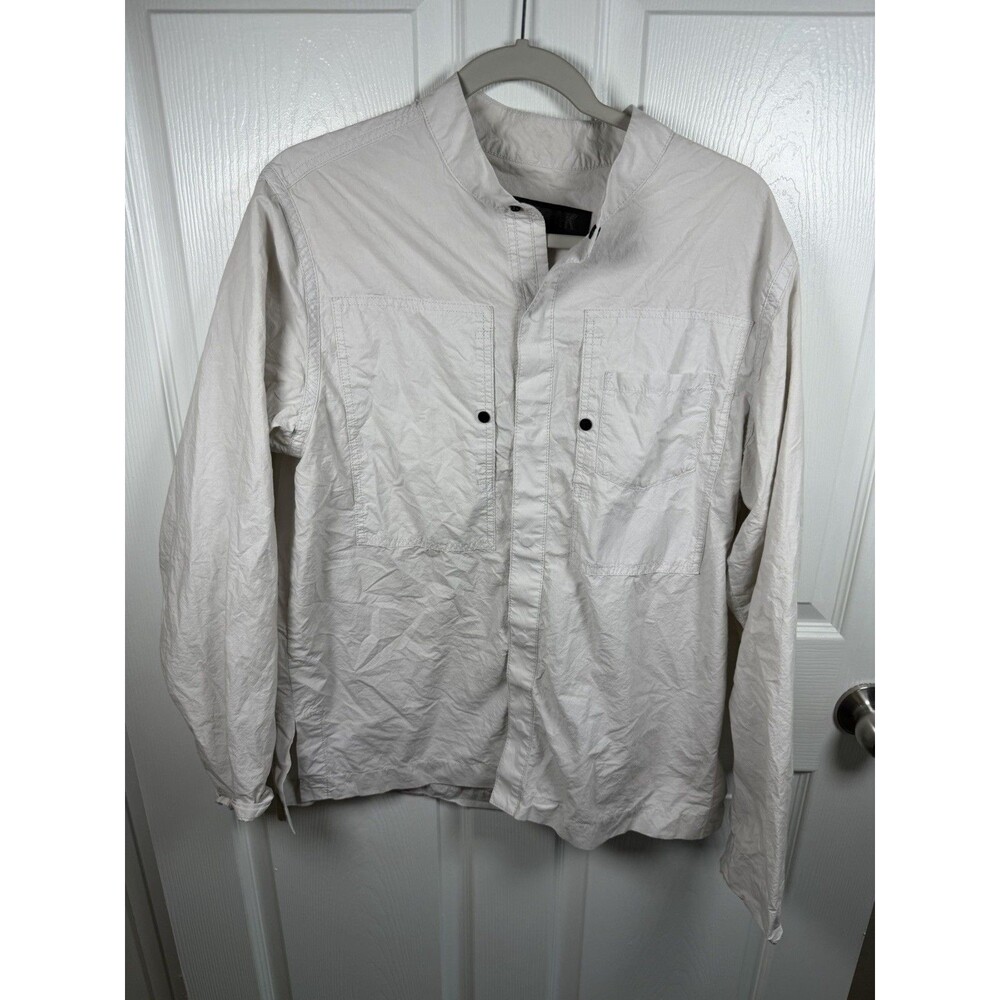 Vollebak Off Grid Shirt Men’s Size M Long Sleeve Snap Outdoor Utility Gorpcore